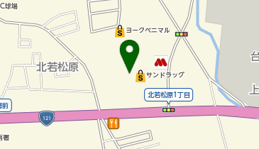 セリア ヨークタウン若松原店の地図画像
