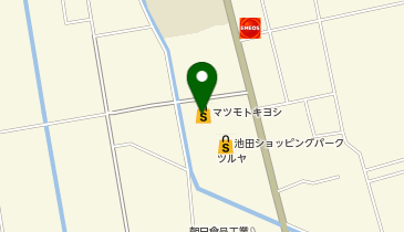 セリア ツルヤ池田ショッピングパーク店の地図画像