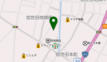 セリア サンキュー加世田店の地図画像