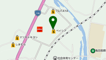 セリア ベイシア鴨川店の地図画像