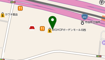 Seria ビッグホップガーデンモール印西店の地図画像