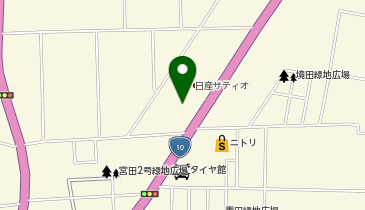 セリア ハーティーながやま住吉店の地図画像