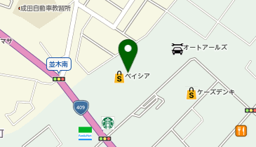 セリア ベイシア富里店の地図画像