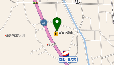 セリア ピュア高山店の地図画像