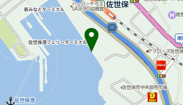 Seria させぼ五番街店の地図画像