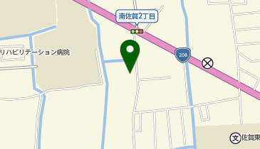 セリア スーパーモリナガ南佐賀店の地図画像