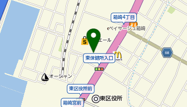 Seria ボックスタウン箱崎店の地図画像