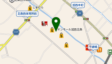 Seria イオンモール加西北条店の地図画像