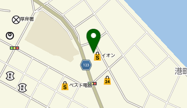 セリア イオン厚岸店の地図画像