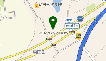 セリア ビバモール和泉中央店の地図画像