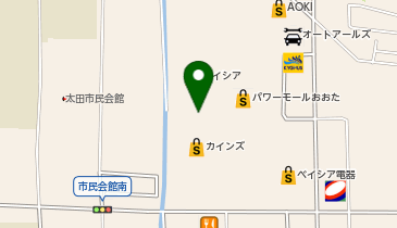 Seria ベイシアおおたモール店の地図画像