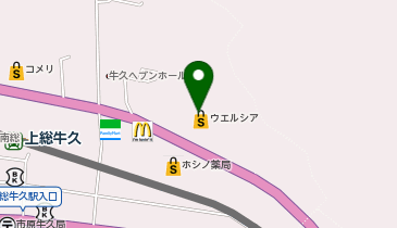 Seria 市原牛久店の地図画像