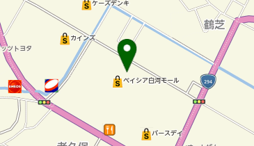セリア ベイシア白河モール店の地図画像