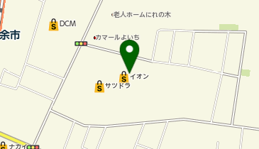 セリア イオン余市店の地図画像