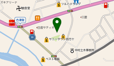 セリア サニータウン四万十店の地図画像