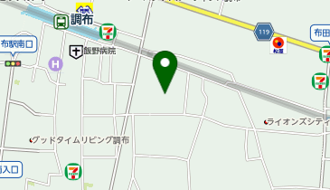 Seria 西友調布店の地図画像