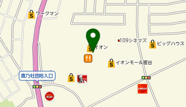 セリア イオンモール富谷店の地図画像