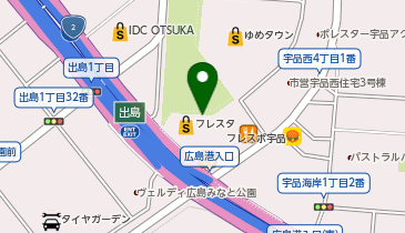 Seria 宇品店の地図画像