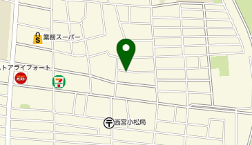 Seria コープ西宮東店の地図画像