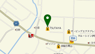 セリア 伊勢上地店の地図画像