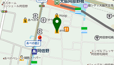 Seria あべのand店の地図画像