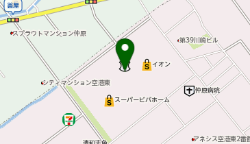 Seria イオン福岡東店の地図画像