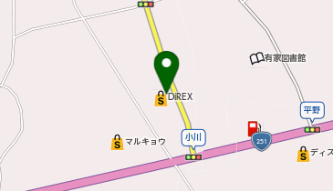 Seria 島原有家店の地図画像