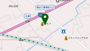 ベルク 広瀬店の地図画像