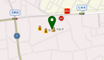 ベルク 七本木店の地図画像