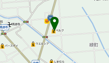 ベルク 行田南店の地図画像
