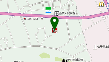 ベルク 入間野田店の地図画像