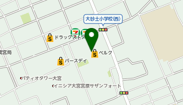 ベルク さいたま宮原店の地図画像