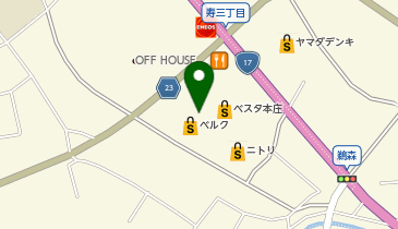 ベルク ベスタ本庄寿店の地図画像