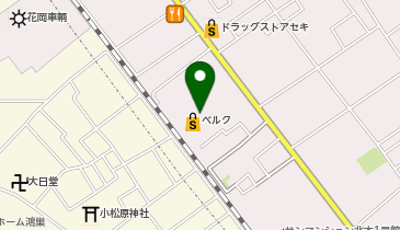 ベルク 北本東間店の地図画像
