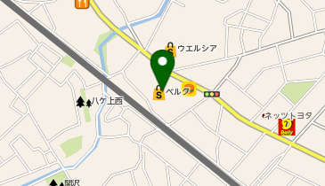 ベルク 富士見関沢店の地図画像