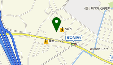 ベルク 鶴ケ丘店の地図画像