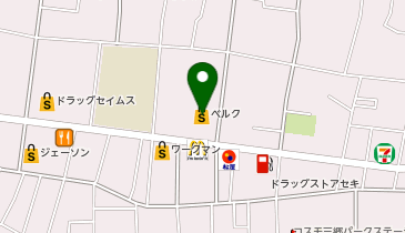 ベルク 三郷戸ケ崎店の地図画像