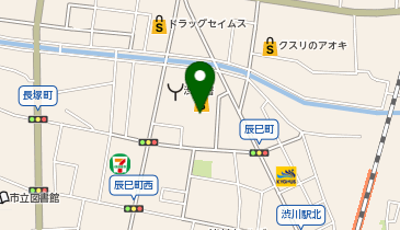 ベルク 渋川店の地図画像