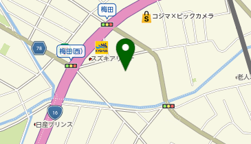 ベルク 春日部梅田店の地図画像