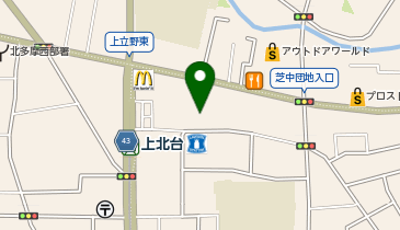 ベルク 東大和立野店の地図画像