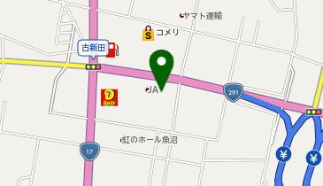 JA魚沼 うおぬま百菜花んの地図画像