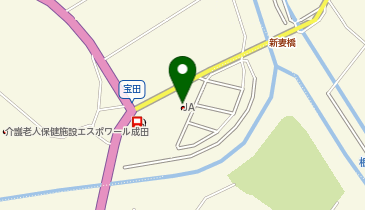 JA成田市 JA成田市宝田農産物直売所の地図画像