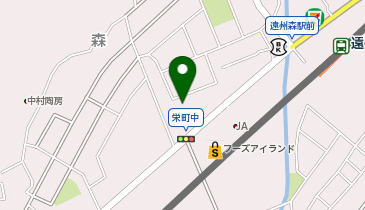 JA遠州中央 森の市の地図画像