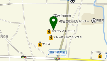 JA福岡京築 豊前ふれあい市場の地図画像