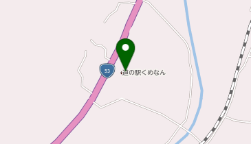 JA晴れの国岡山 ファーマーズマーケット「サンサンくめなん」の地図画像