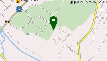 JA晴れの国岡山 津山市地産地消センター「サンヒルズ」の地図画像