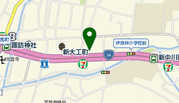 JA長崎せいひ ふれあい市新大工店の地図画像