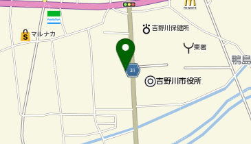 JA徳島県 ひまわり農産市 鴨島店の地図画像