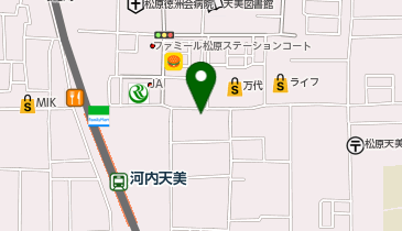 JA大阪中河内 畑のつづき 天美店の地図画像