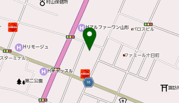 JAやまがた おいしさ直売所 紅の蔵店の地図画像